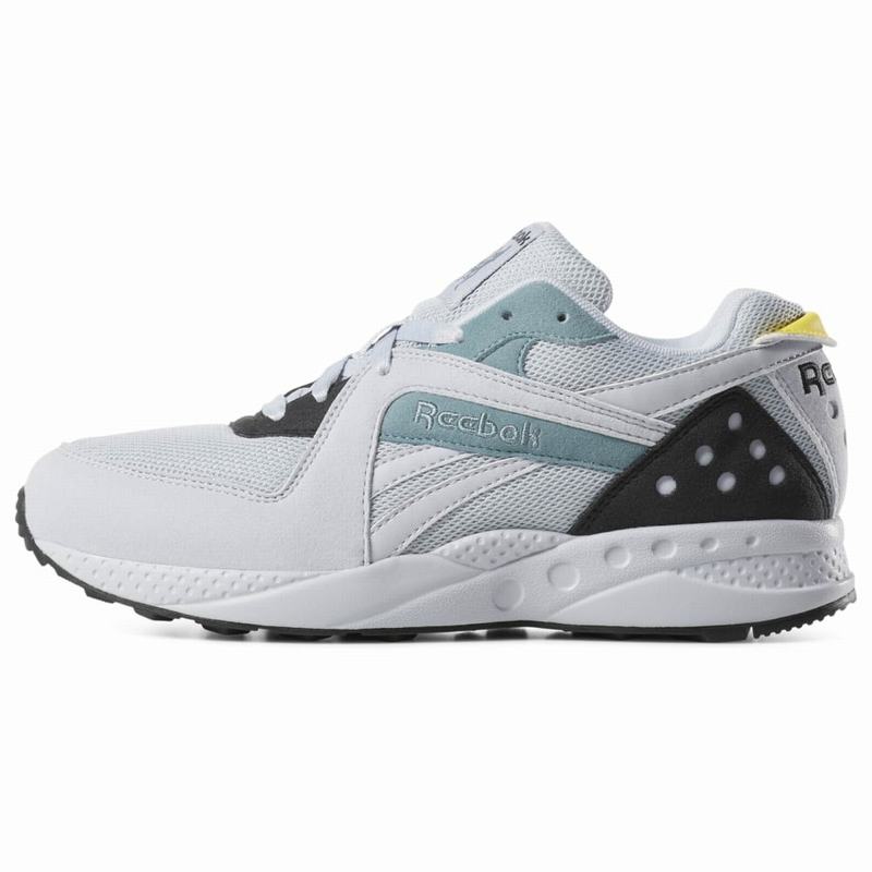 Tenisi Reebok Pyro Barbati Albi/Negrii Turcoaz Romania GS9964MV